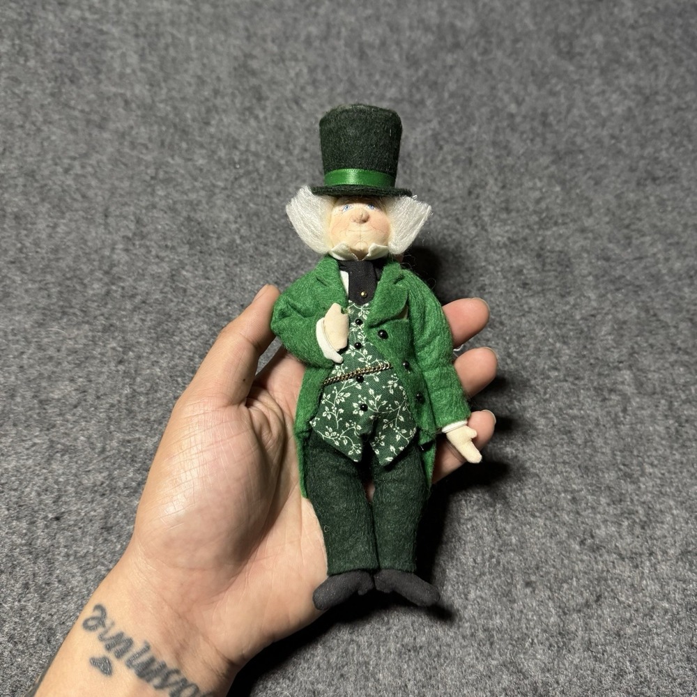 Gladys Boalt Wizard The Wizard Of Oz Artisan Signed Cloth Christmas Ornament